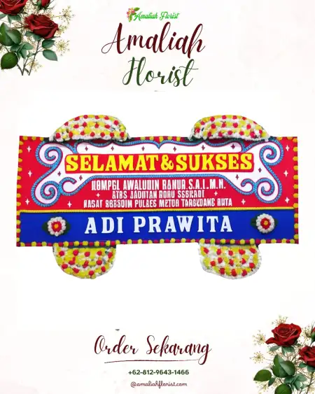 Papan Bunga Ucapan Selamat Semayan